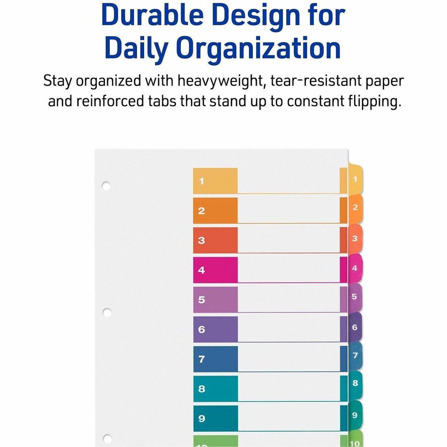 Avery Dividers, 10 Tabs, Ready Index (3 Sets of 11072) - Alternate-Image4