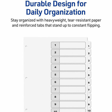 Avery Dividers, 10 Tabs, Ready Index (3 Sets of 11077) - Alternate-Image4