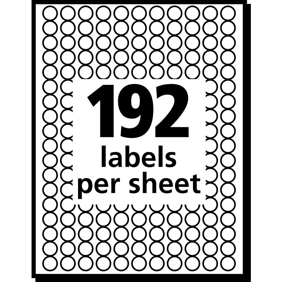 Avery Dot Stickers: 1/4’’ Assorted Labels 768-Pack - Color-Coding