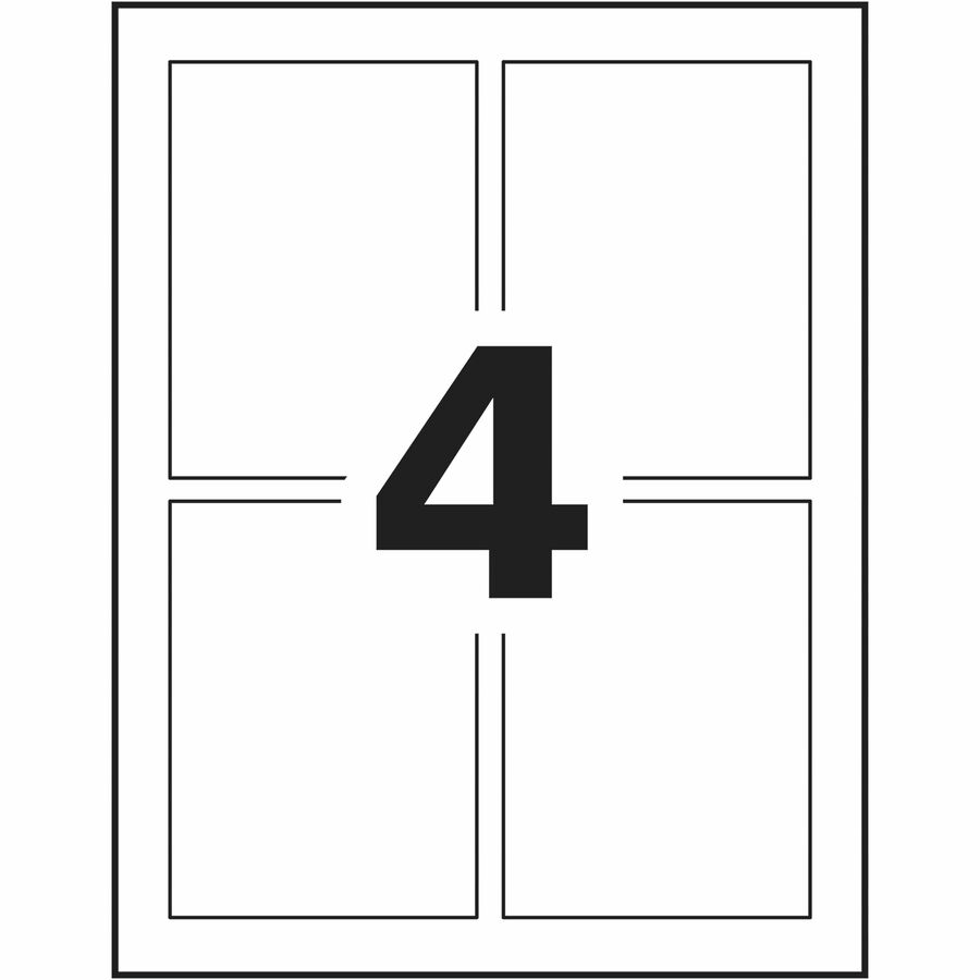 Avery Durable White Rectangle Film Labels - Alternate-Image8