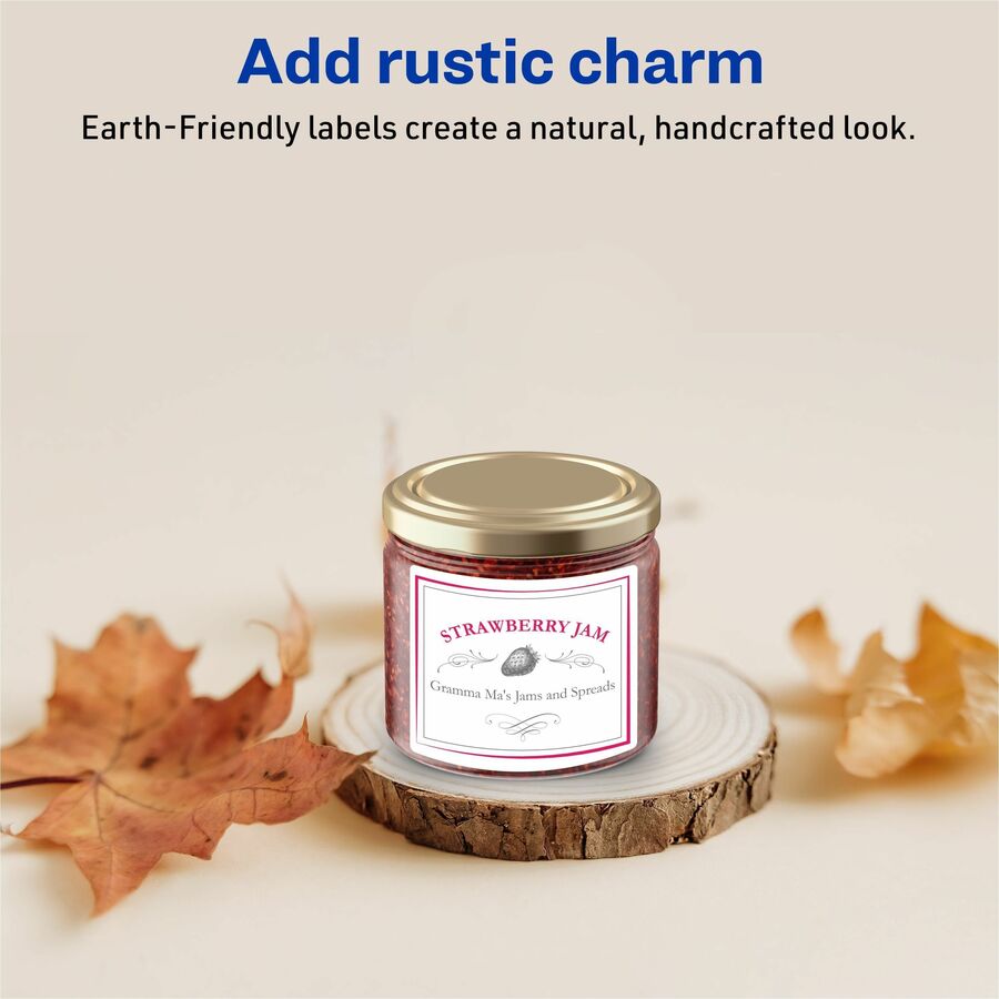 Avery Earth-Friendly White Rectangle Labels - Alternate-Image3