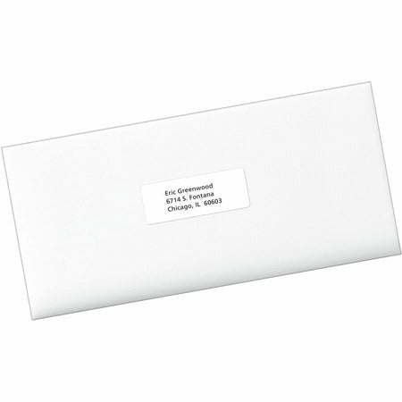 Avery Earth-Friendly White Rectangle Labels - Right
