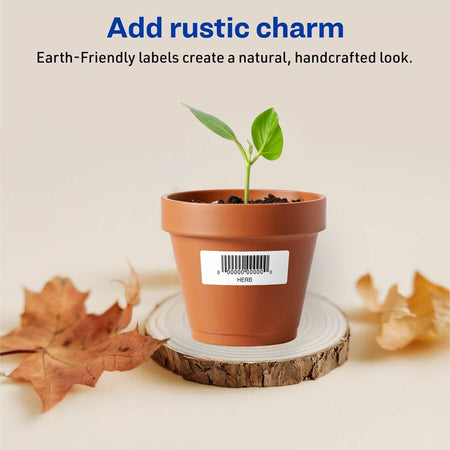Avery Earth-Friendly White Rectangle Labels - Alternate-Image2
