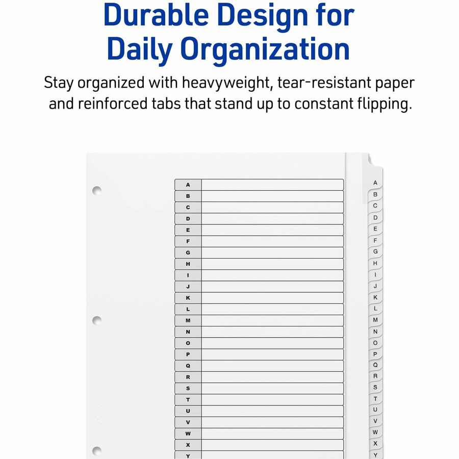 Avery Extra-Wide Dividers, 26 Tabs, Ready Index (11166) - Alternate-Image5