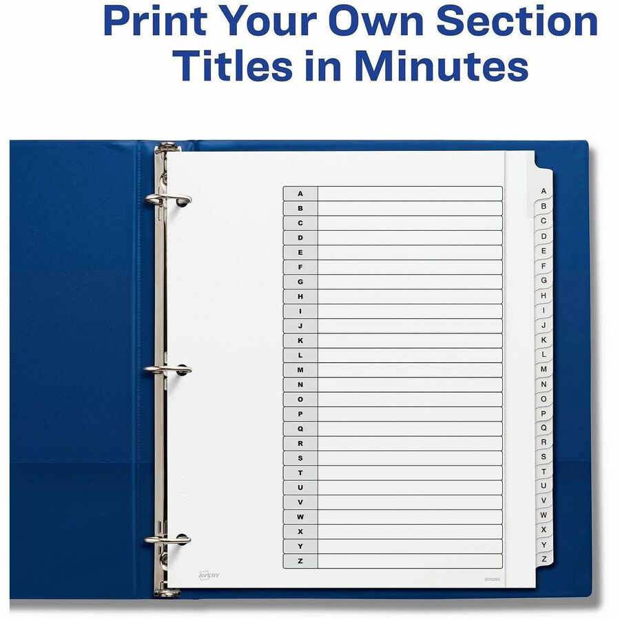Avery Extra-Wide Dividers, 26 Tabs, Ready Index (11166) - Alternate-Image3