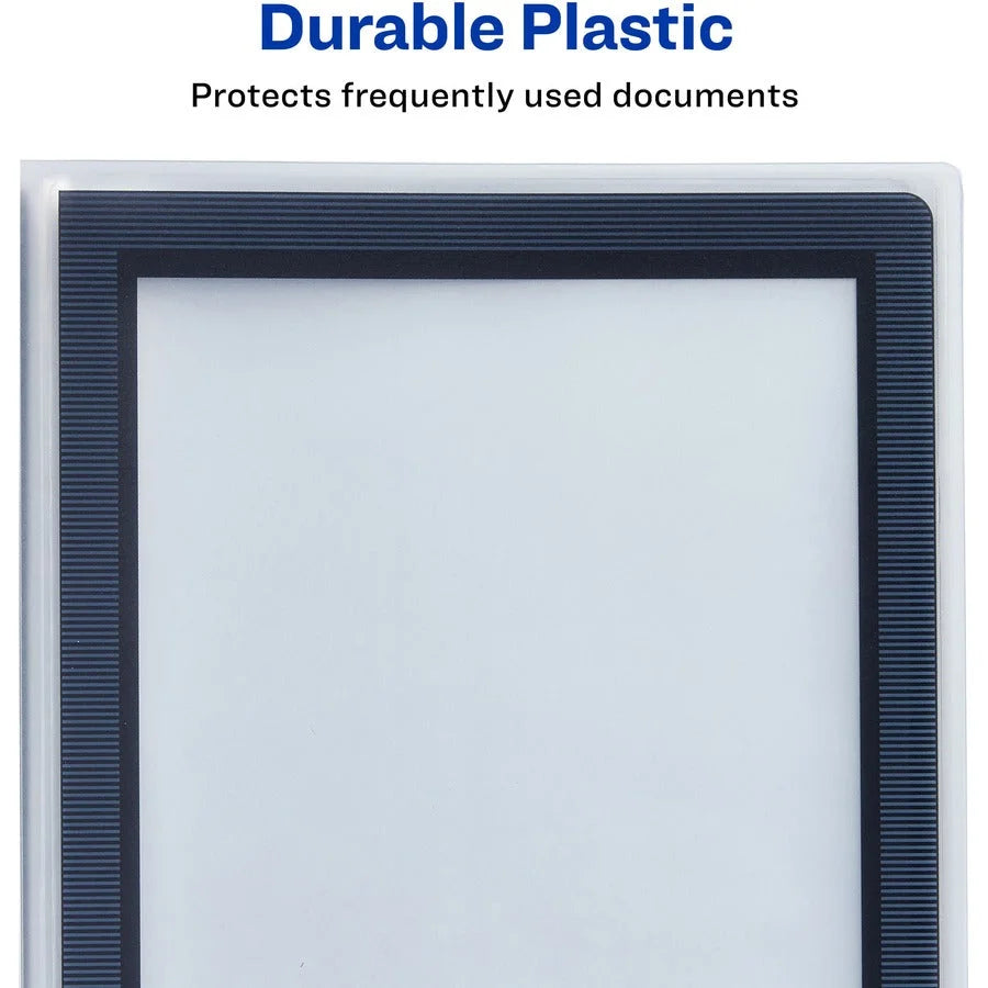 Avery Flexi-View Presentation Book: Letter Size 48 Sheets - Polypropylene Non-Stick - 1 Each - View Binders