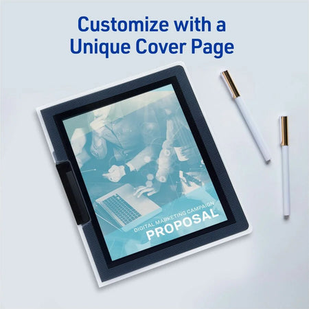 Avery Flexi-View Report Cover: Polypropylene 8 1/2’’ x 11’’ 25 Sheets Assorted - 24/Box - Covers