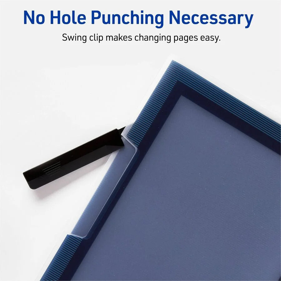 Avery Flexi-View Report Cover: Polypropylene 8 1/2’’ x 11’’ 25 Sheets Assorted - 24/Box - Covers