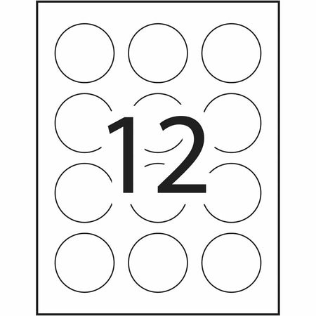 Avery Glossy White Round Labels - Alternate-Image9