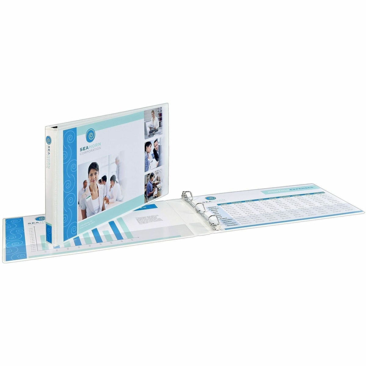Avery Heavy-Duty View Binder, 1.5" Slant Rings, 11"x17" , White (72125) - 2000
