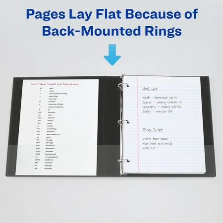 Avery Heavy-Duty View Binder: 3’’ Tabloid Binder - 11’’ x 17’’ - 635 Sheet Capacity - Presentation / Binders