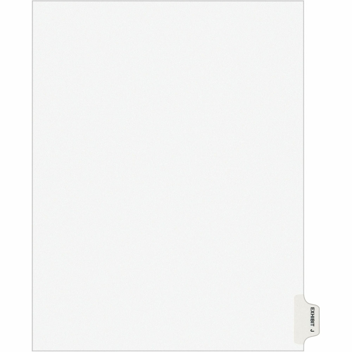 Avery® Individual Legal Exhibit Dividers - Avery Style - 2000