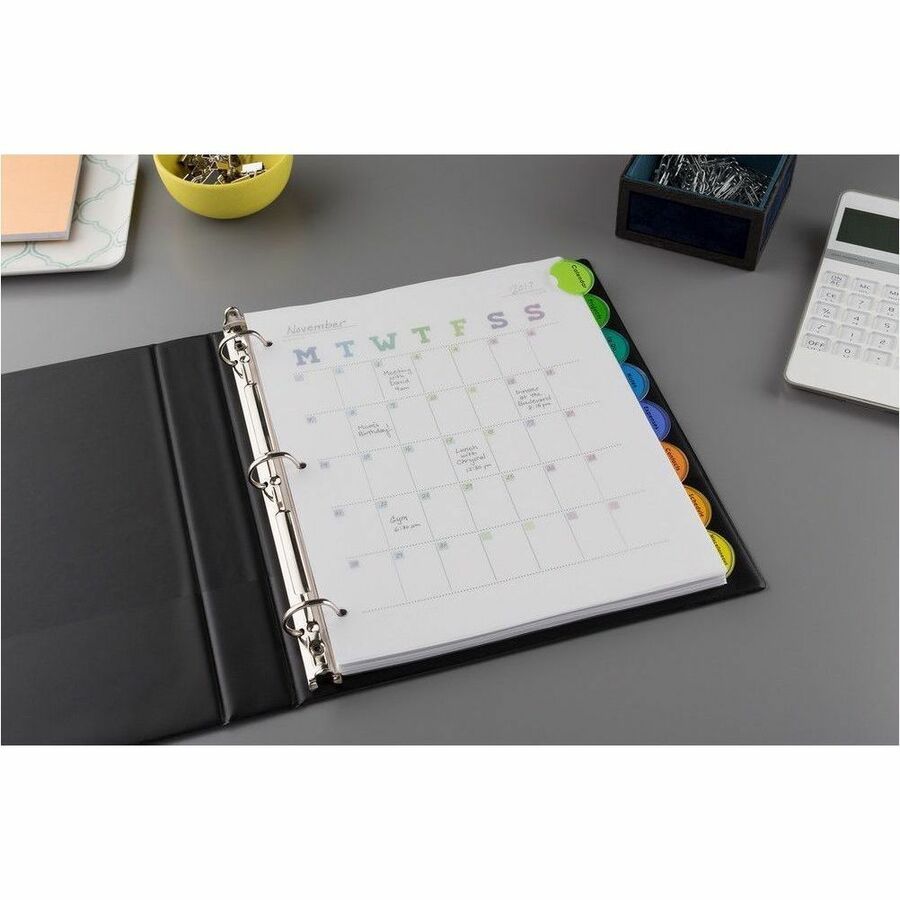 Avery Insertable Style Edge Plastic Dividers - Alternate-Image1