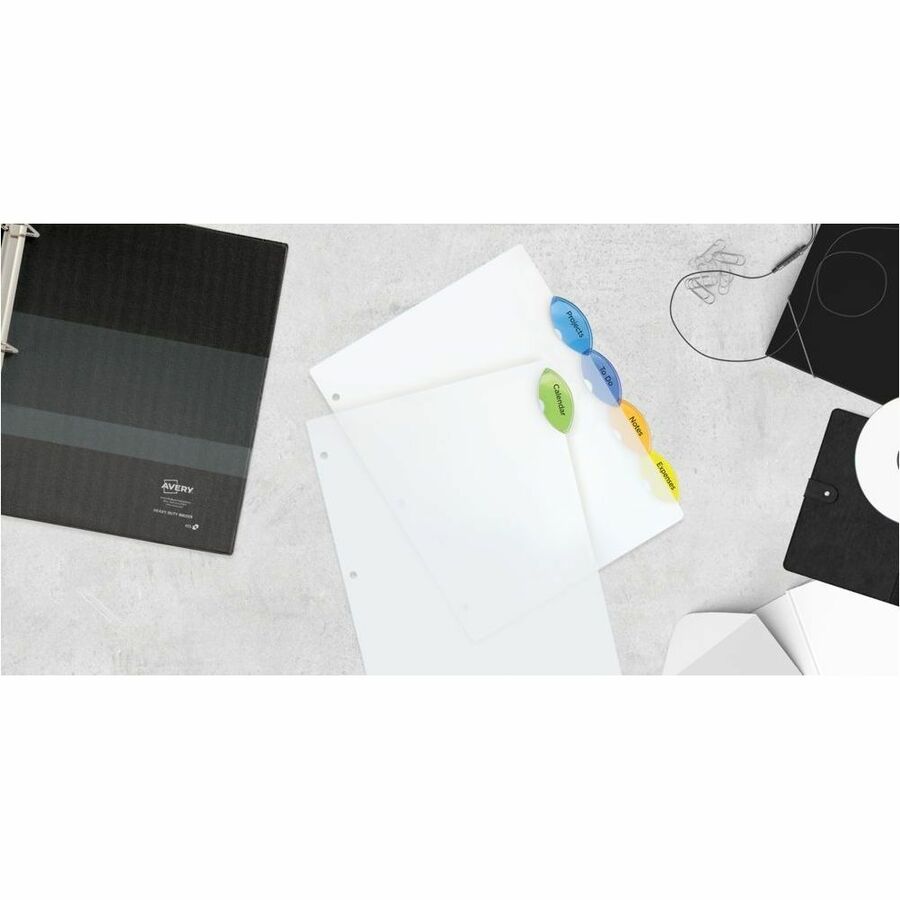 Avery Insertable Style Edge Plastic Dividers - Alternate-Image1