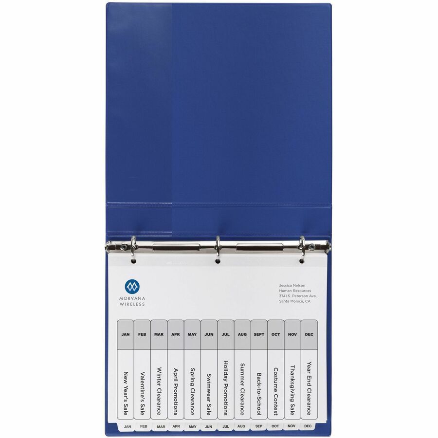 Avery Jan-Dec Dividers, 12 Tabs, Ready Index (6 Sets of 11826) - Alternate-Image7