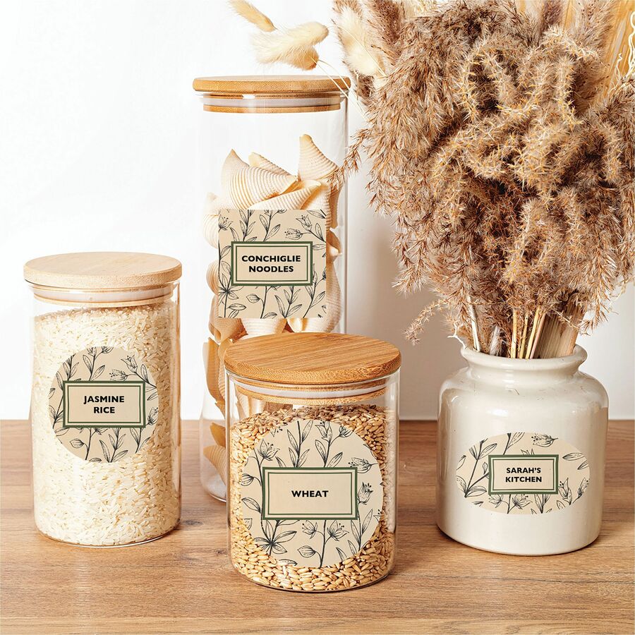Avery Kraft Brown Round Labels - Alternate-Image1