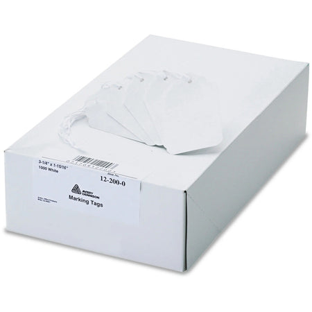 Avery Marking Tags: Strung 3-1/4’’ x 1-15/16’’ - 1000 Tags - White Twine Fastener - & Tickets