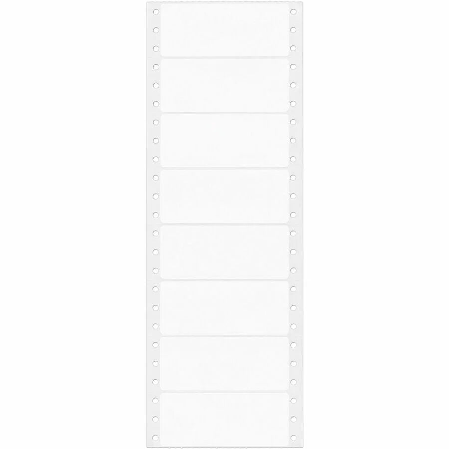 Avery Pin Feed Label: 3 1/2’’ Rectangle Permanent Adhesive - 5000 Labels - Multipurpose & ID
