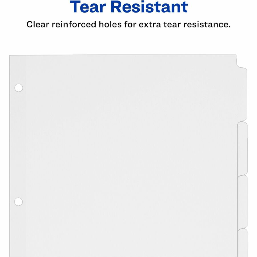 Avery® Plain Tab Write-On Dividers - Alternate-Image2