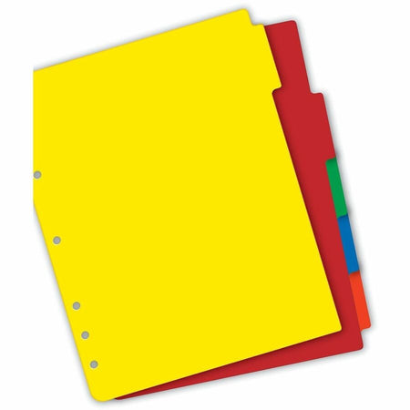 Avery® Plastic Tab Dividers w/ White Labels - Alternate-Image3