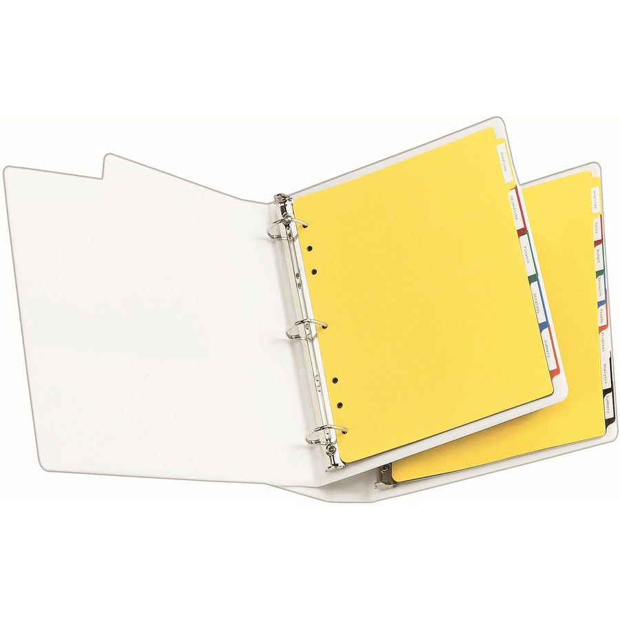 Avery® Plastic Tab Dividers w/ White Labels - Alternate-Image6