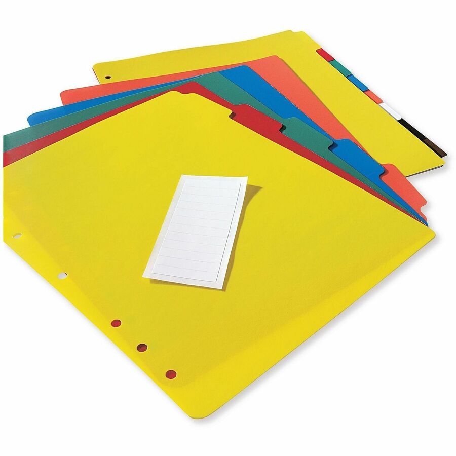 Avery® Plastic Tab Dividers w/ White Labels - Alternate-Image4