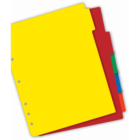 Avery® Plastic Tab Dividers w/ White Labels - Alternate-Image8