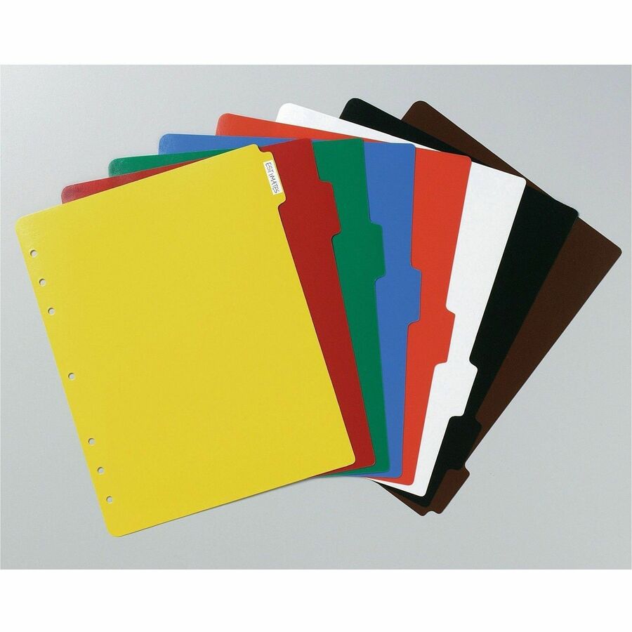 Avery® Plastic Tab Dividers w/ White Labels - Alternate-Image2