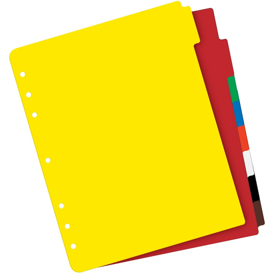 Avery® Plastic Tab Dividers w/ White Labels - Alternate-Image7