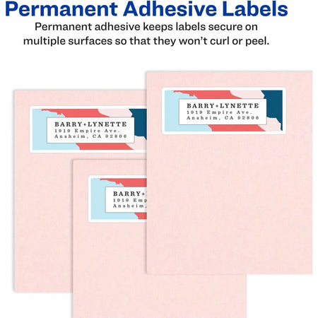 Avery Print-to-the-Edge Copier Address Labels - 3/4’’ x 2 1/4’’ - 750 - 25 Sheets - Shipping