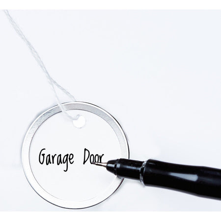Avery&reg; 1-1/4" Metal Rim Key Tags, Strung, White, 500 Tags (14313) - Alternate-Image6