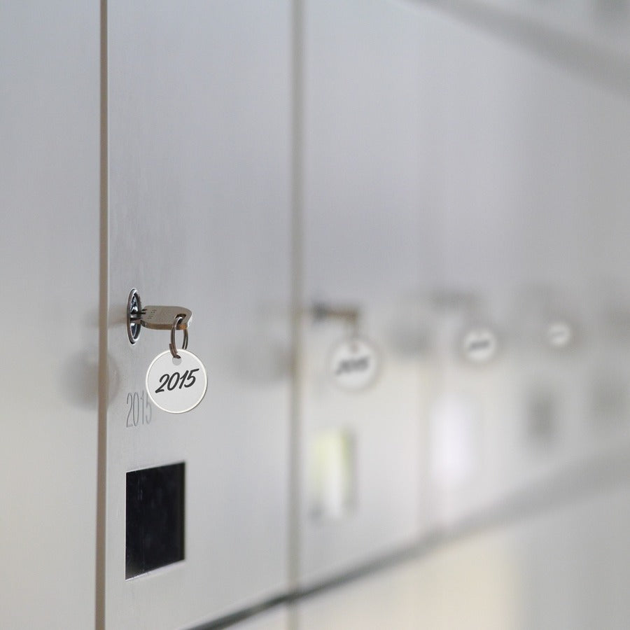 Avery&reg; 1-1/4" Metal Rim Key Tags, Strung, White, 500 Tags (14313) - Alternate-Image7
