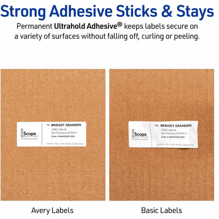 Avery® 1" x 2-5/8" Labels, Ultrahold, 1,500 Labels (5520) - Alternate-Image3
