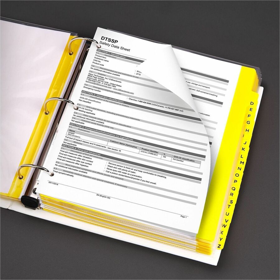 Avery® 2" Heavy-Duty Industrial SDS Binder - One-Touch Rings - Alternate-Image2