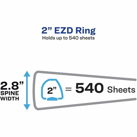 Avery® 2" Heavy-Duty Industrial SDS Binder - One-Touch Rings - Alternate-Image1