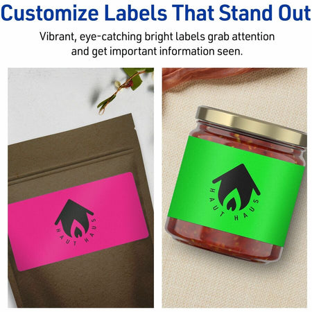 Avery® 2"x 4" Neon Shipping Labels with Sure Feed, 1,000 Labels (5964) - Alternate-Image5