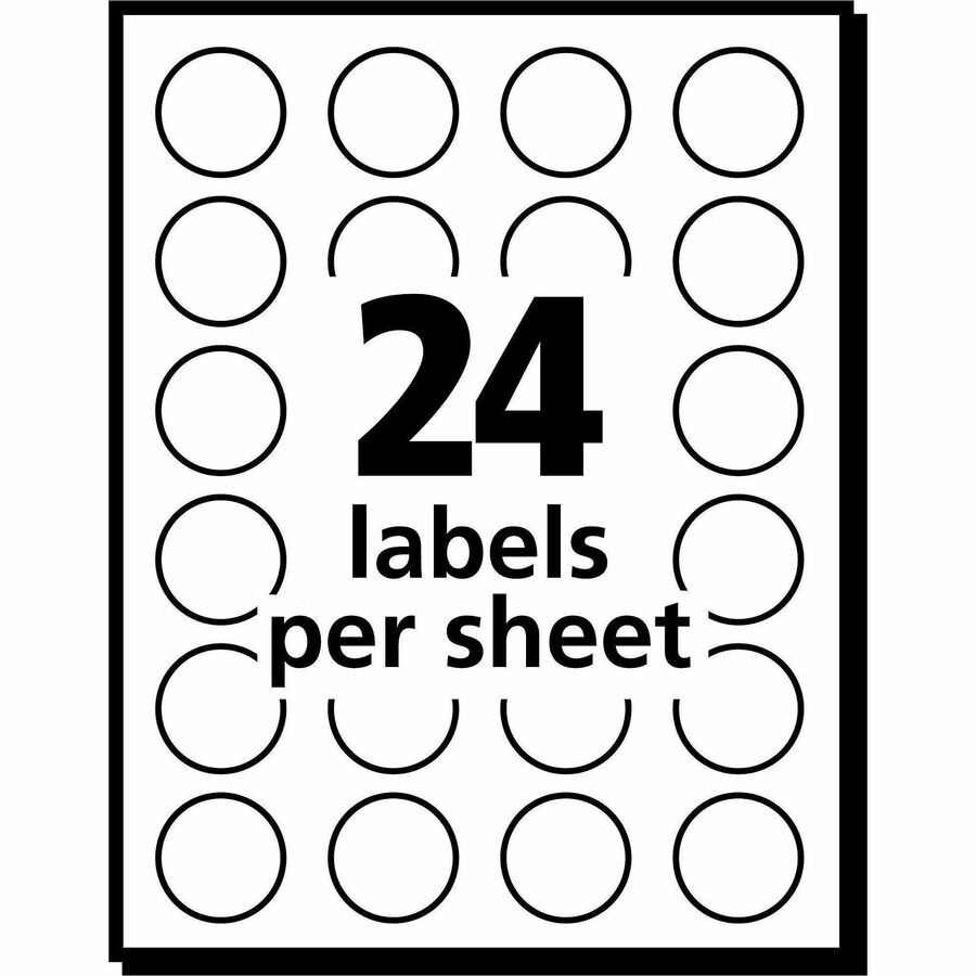Avery&reg; 3/4" Round Removable Color Coding Labels - Alternate-Image1