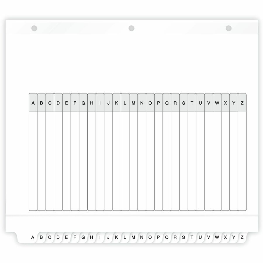 Avery Ready Index A-Z 26 Tab Dividers, Customizable TOC, 1 Set (11828) - Alternate-Image7