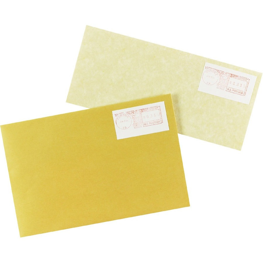 Avery® Address Label - 1 1/2’’ Width x 2 3/4’’ Length - Permanent Adhesive - Rectangle - White - Paper - 4 / Sheet