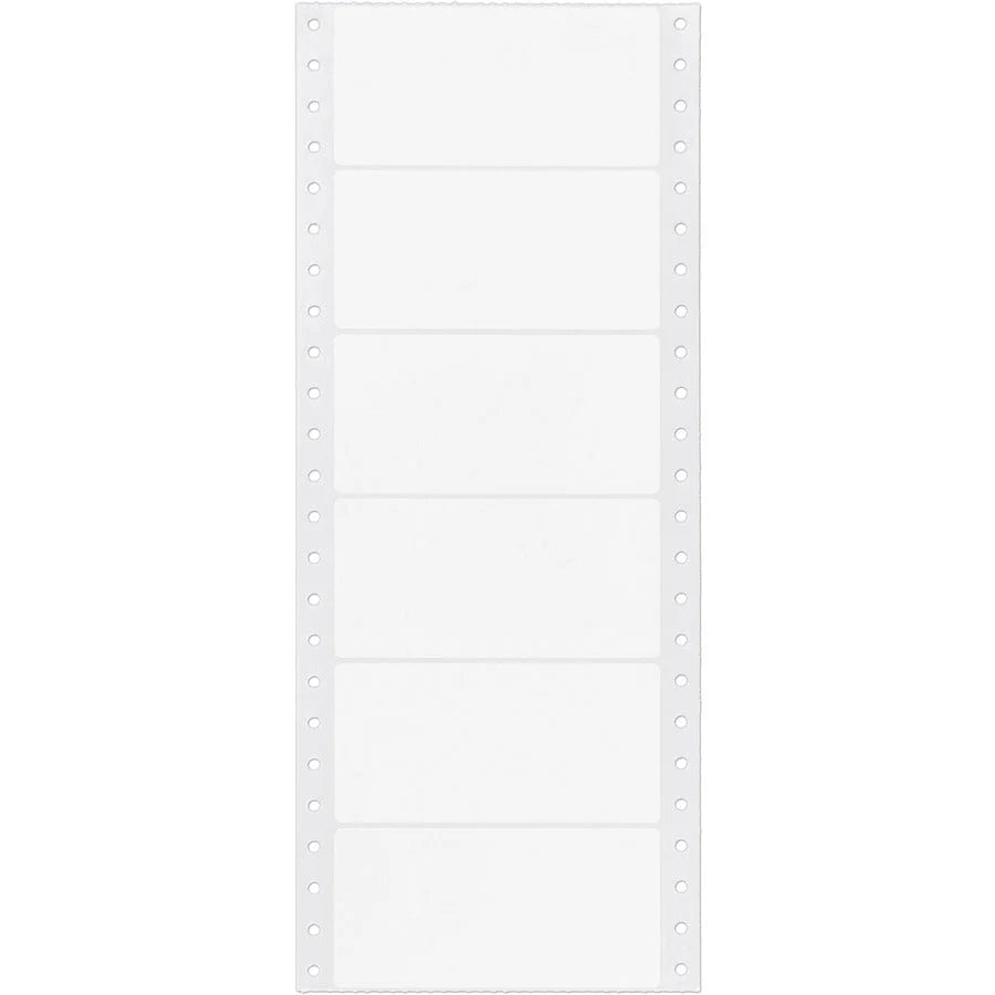 Avery® Address Labels: Stick & Stay Dot Matrix White - 1 15/16’’ x 4’’ - 5000 Labels - Multipurpose ID