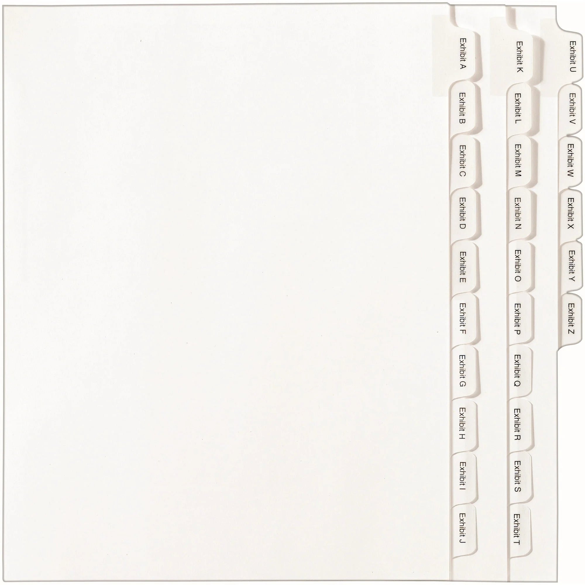 Avery® Allstate Style EXHIBIT Tab Legal Dividers - Organize Documents Efficiently - Index Divider