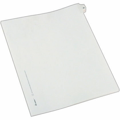 Avery® Allstate Style Legal Dividers: 25-Side Tab Set Letter Size White Tabs - Dividers