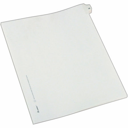 Avery® Allstate Style Legal Dividers: 25-Side Tab Set Letter Size White Tabs - Dividers
