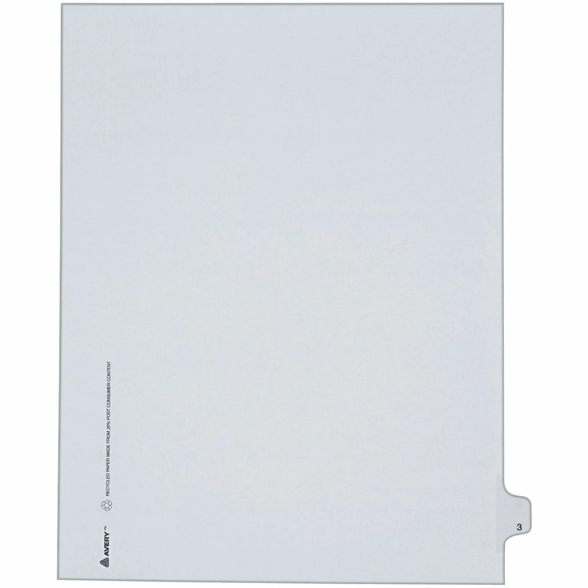 Avery® Allstate Style Legal Dividers - 25 Side Tabs - Letter Size - White Paper - 25/Pack