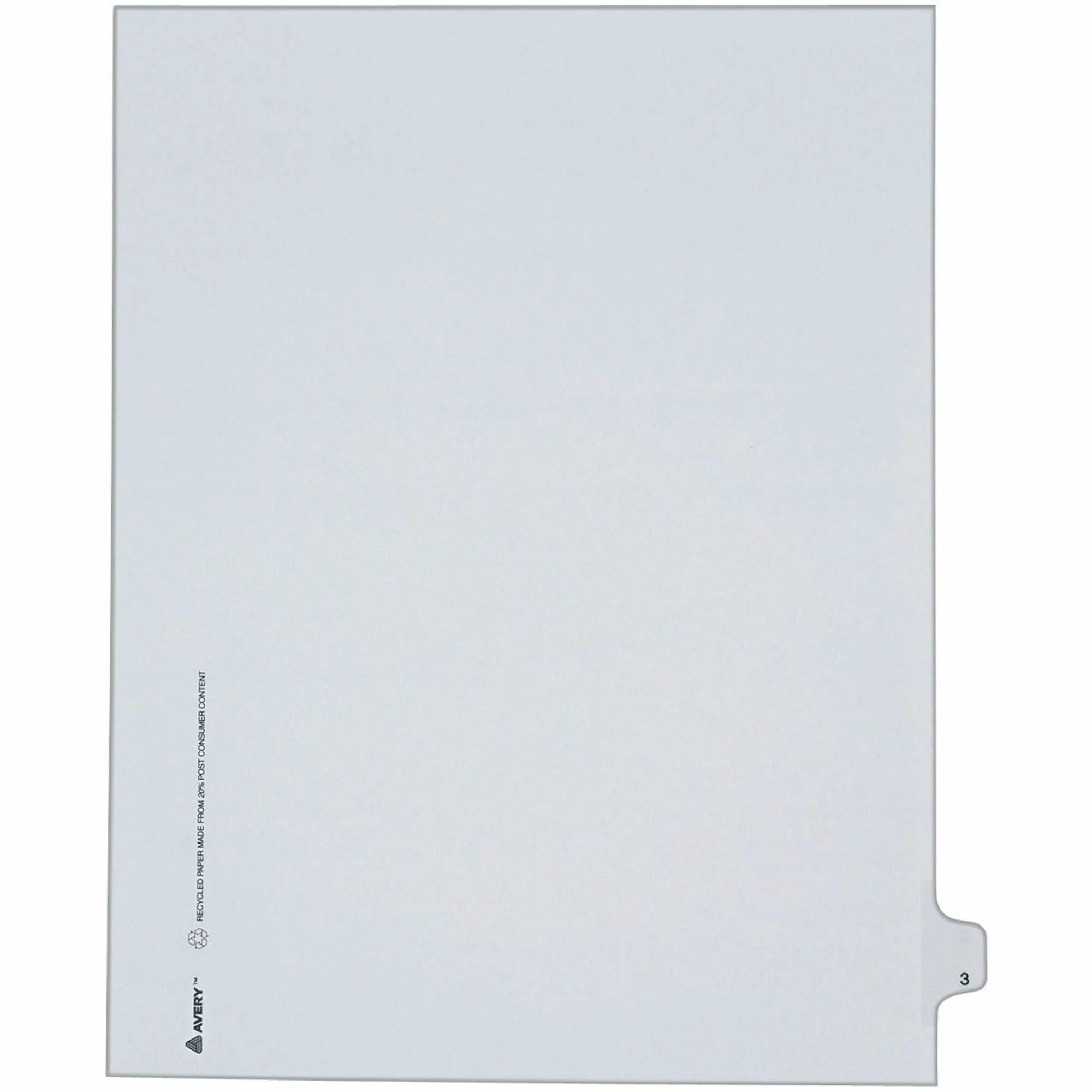 Avery® Allstate Style Legal Dividers - 25 Side Tabs - Letter Size - White Paper - 25/Pack