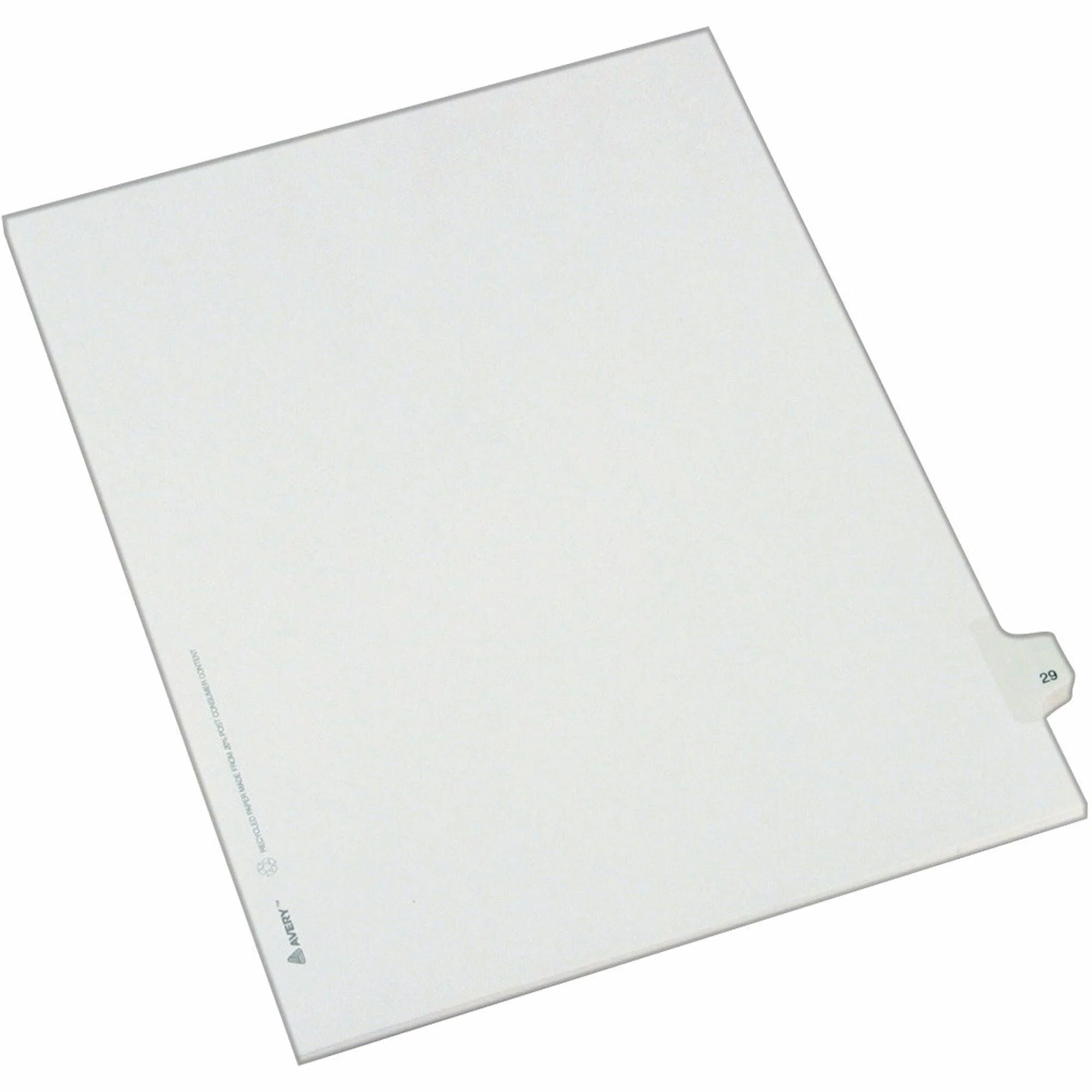 Avery® Allstate Style Legal Dividers - 25 Side Tabs - Letter Size - White Paper - 25/Pack