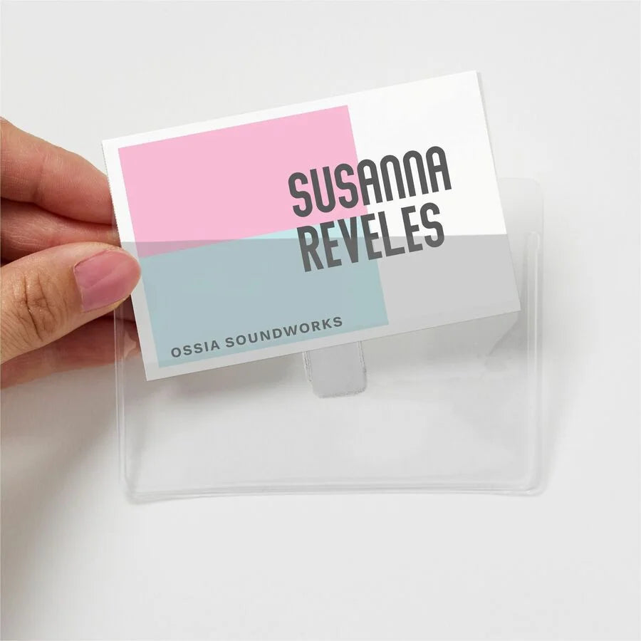 Avery® Badge Insert Refills: White Card Stock 400 Labels - ID Badges & Supplies