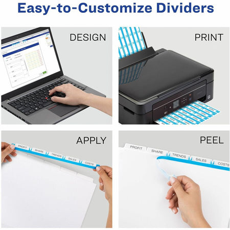 Avery® Big Tab Clear Label Index Maker Dividers - Alternate-Image2