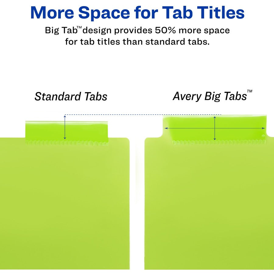 Avery® Big Tab Tab Divider - Alternate-Image3