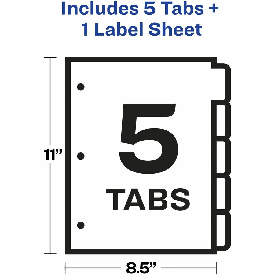 Avery® Big Tab Index Maker Index Divider - Alternate-Image5